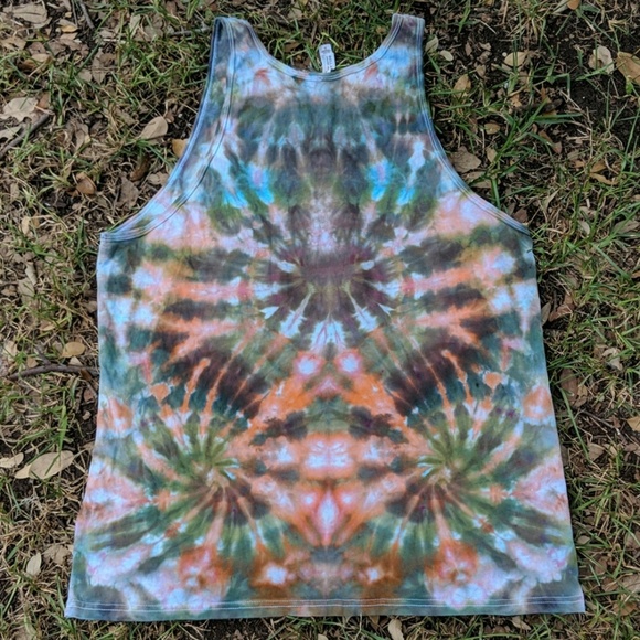 XL Tie dyed tank unisex NEW - Picture 3 of 3